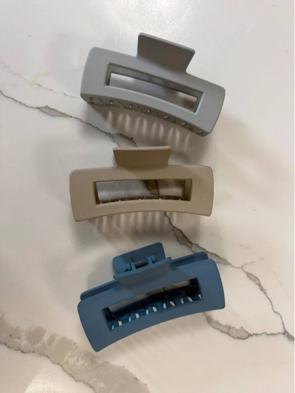 3 Pack Neutral Claw Clips
